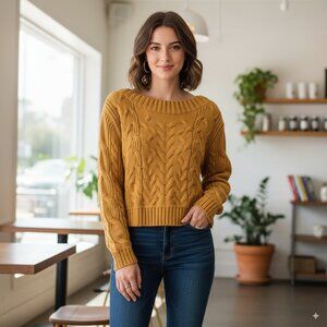 Lost + Wander La La Vie Sweater Turmeric